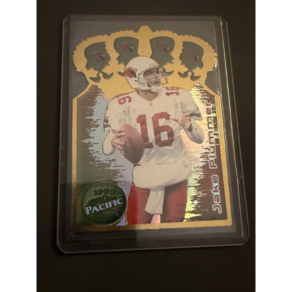 1999 Pacific Gold Crown Die-Cuts Jake Plummer #1 Arizona Cardinals QB Card